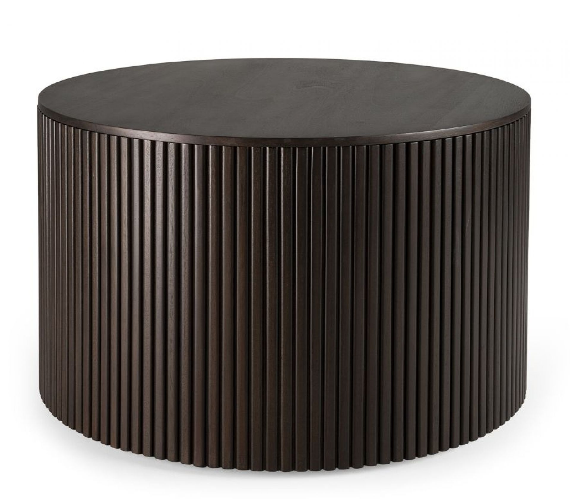 Roller Max Coffee Table Round Mahogany Ethnicraft